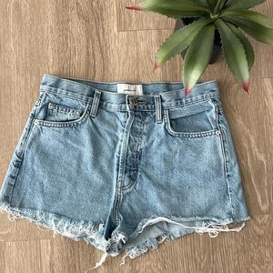 Gently Used Current/Elliot High Waist Denim Shorts